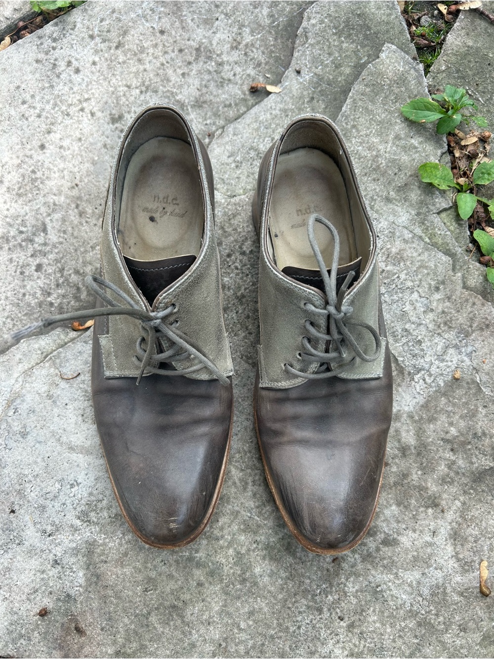 NDC Made by Hand Leather Derby Shoe, size 8.5